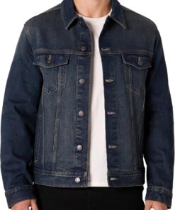 Men’s Regular Fit Low Stretch Denim Jacket