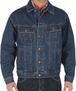Men’s Big and Tall Unlined Denim Jacket Casual Style