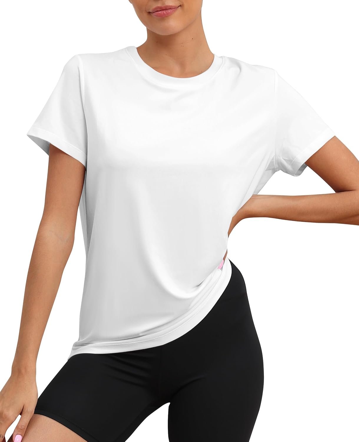 Women’s Short-Sleeve Tops — Fitness & Training Tops, Yoga & Activewear