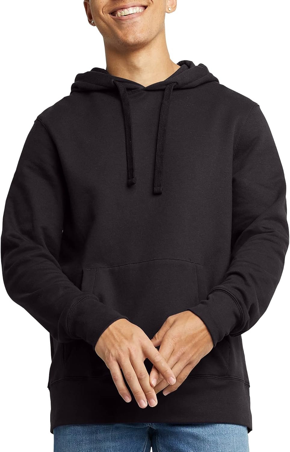 Men’s Midweight Fleece Hoodie Casual Pullover Sweatshirt