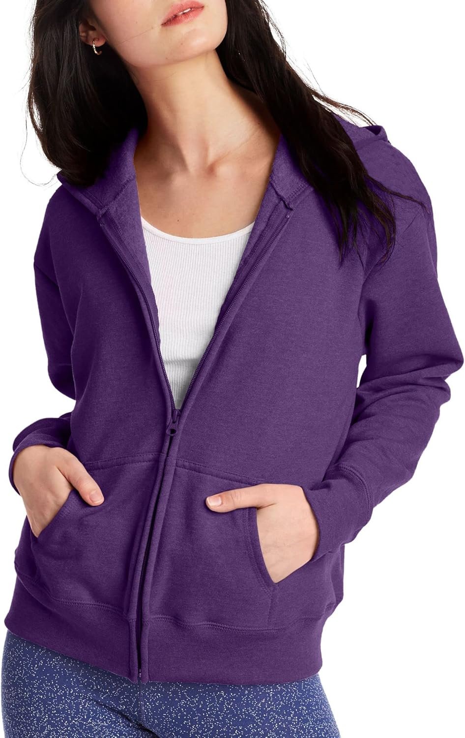Women’s Full Zip Hooded Sweatshirt Jacket