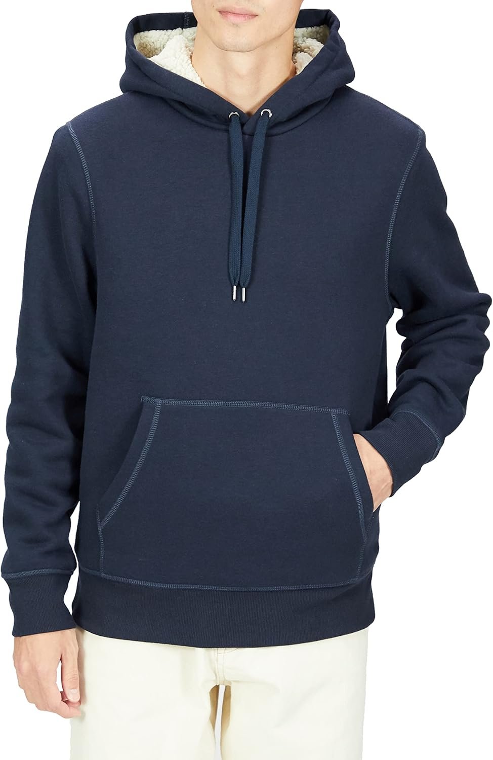Men’s Lined Pullover Hoodie Sweatshirt