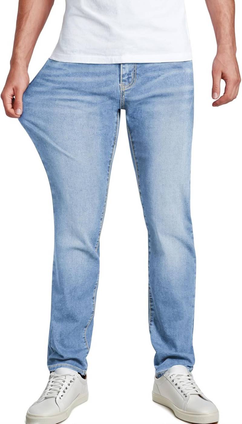 Men’s Classic Regular Fit Straight Stretch Denim Jeans
