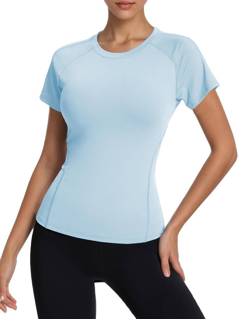 Women’s workout shirt UV hiking golf top - Image 2