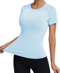 Women’s workout shirt UV hiking golf top