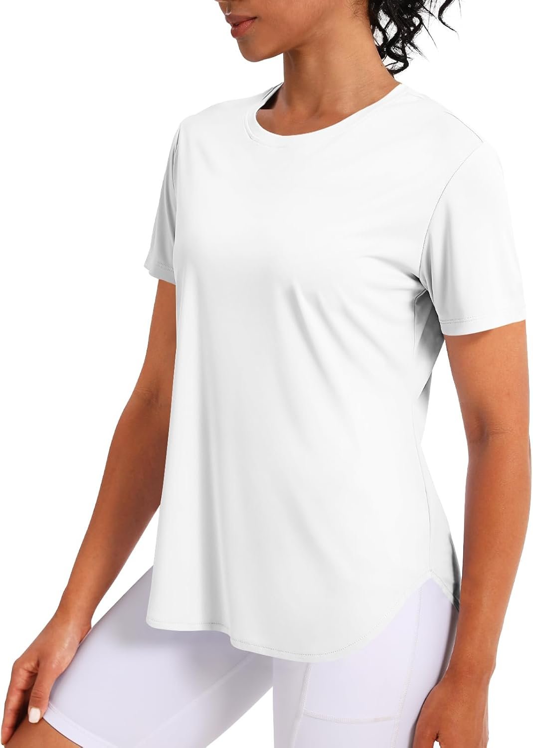 Women’s Slim-Fit Short-Sleeve Sports Top — Casual Everyday Wear
