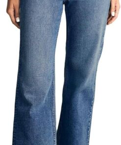 Women’s High Waisted Wide Leg Straight Denim Pants Loose Fit with Pockets