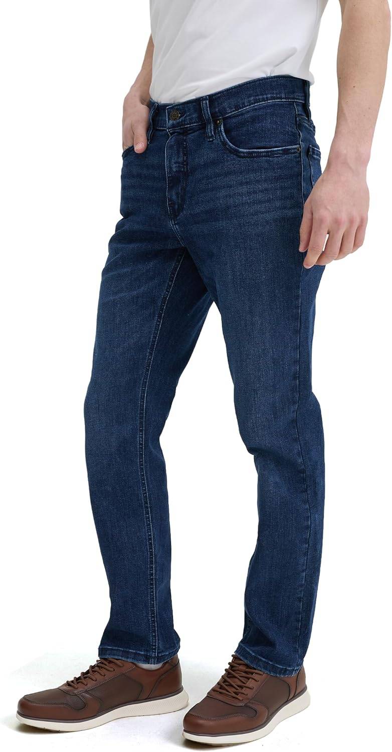 Men’s Slim Fit Stretch Tapered Denim Pants Casual Jeans