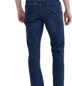 Alternative view of Men’s Slim Fit Stretch Tapered Denim Pants Casual Jeans