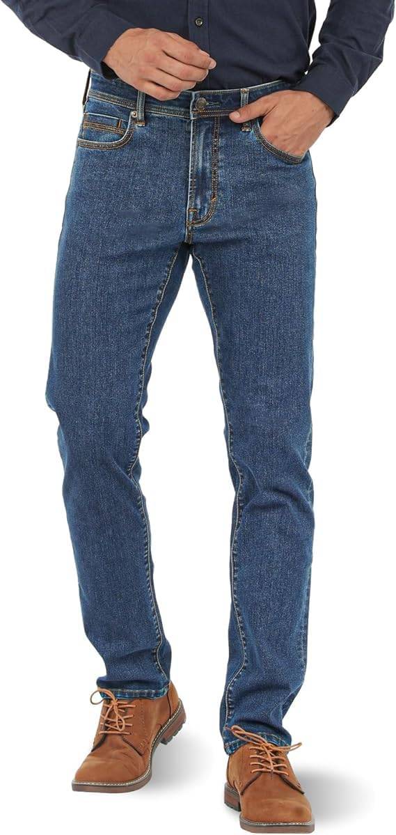 Men’s Slim Straight Stretch Skinny Denim Jeans Soft Casual Pants