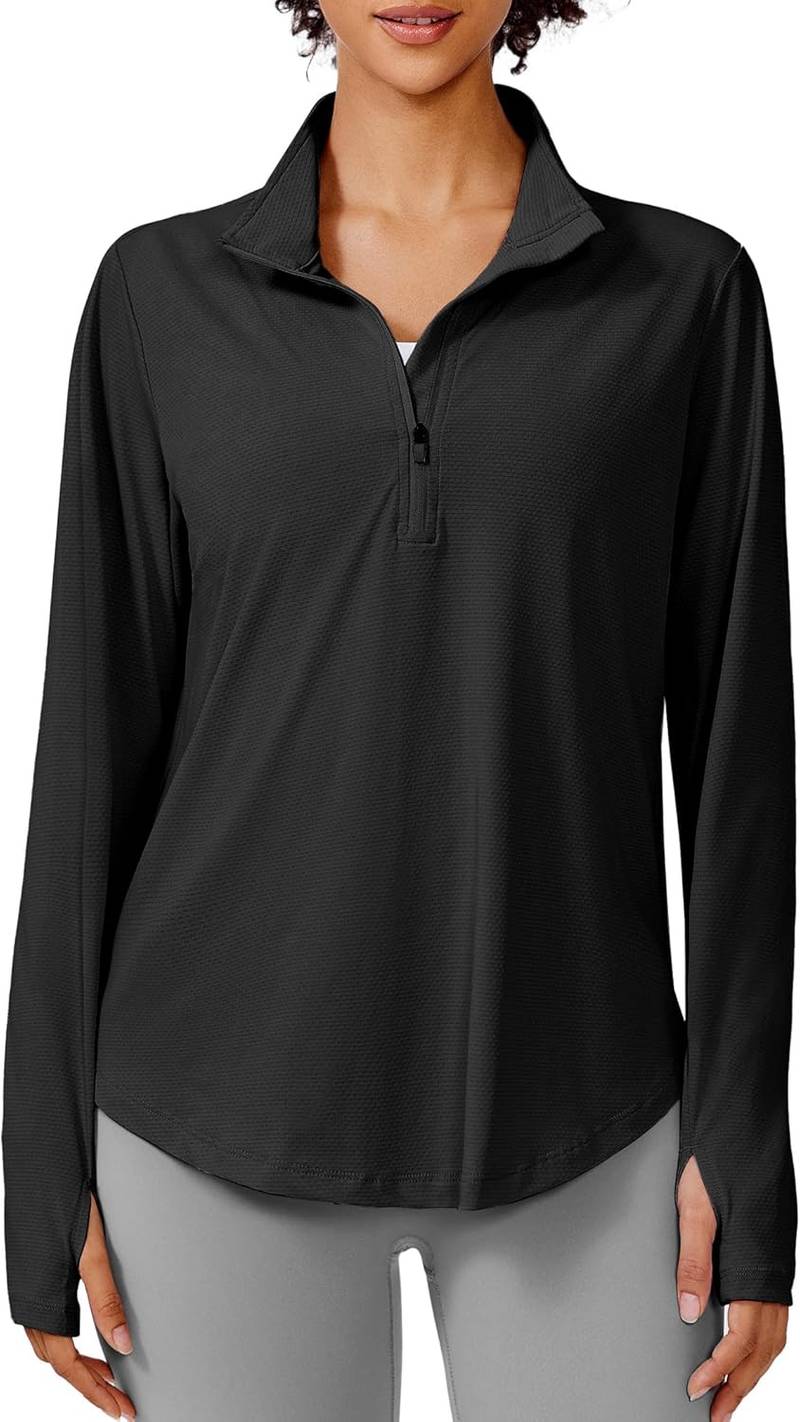Women’s workout yoga zip-up athletic jacket lightweight gym top