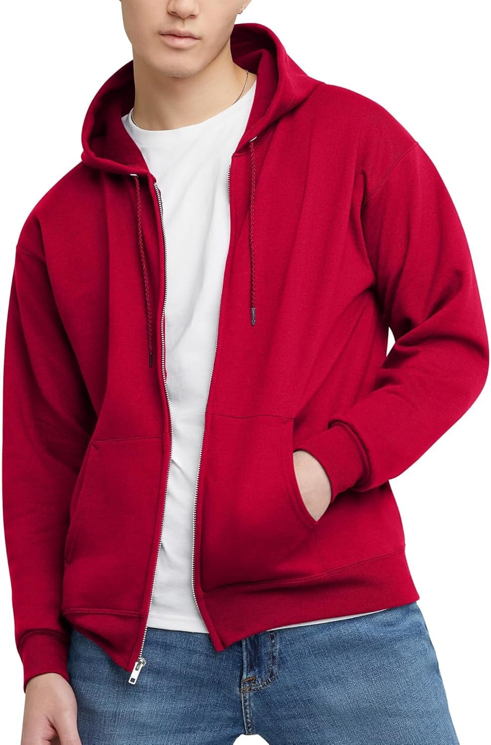 Men’s Full Zip Fleece Hoodie Hooded Sweatshirt